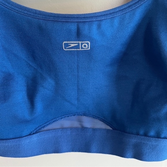 Brooks Sports Bra Axcelerate Royal Blue Size M Running Workout Gym Sport - Picture 3 of 6